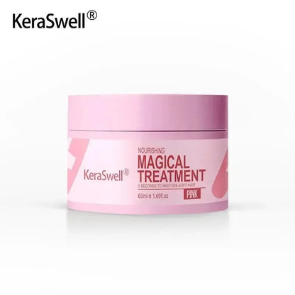 5 Seconds Magical Keratin Hair Mask Repair Damaged Hair Frizzy Soft Smooth Shiny Deep Moisturizing Nourish Hair Root Beauty Care