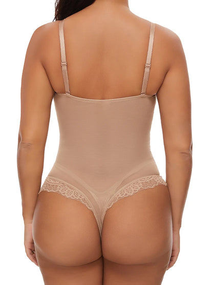 Women's Ultra Firm Body Shaper with Built-In Underwire Bra All-Over Body Shapewear Slimming Bodysuits Tummy Control Corset