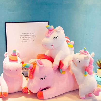 Unicorn Plush Sleeping Pillow – Soft Stuffed Animal in Multiple Colors | Magical Birthday Gift for Children