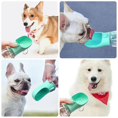 Portable Dog Water Bottle – Travel Drinking Bowl for Dogs & Cats