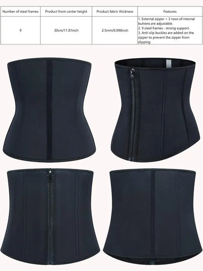 Plus Size Women Waist Trainer Sauna Sweat Belt