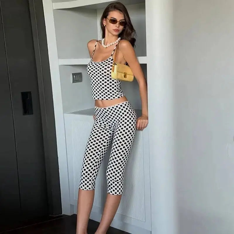 Polka Dot Pants Set