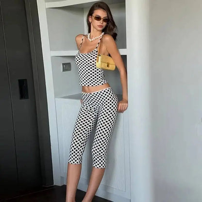 Polka Dot Pants Set