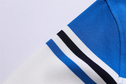 TACE&SHARK Stand Collar Polo Shirt