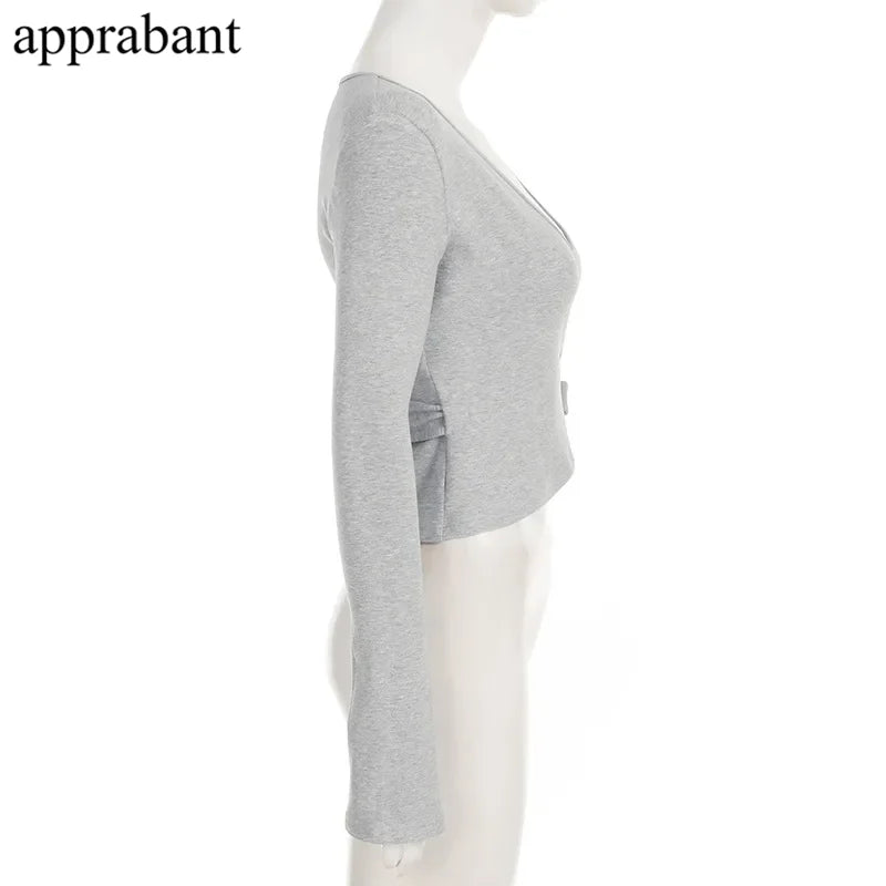 Drawstring High Waist Trousers Set