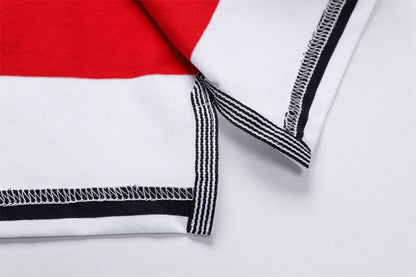 TACE&SHARK Straight Men's Striped Polos