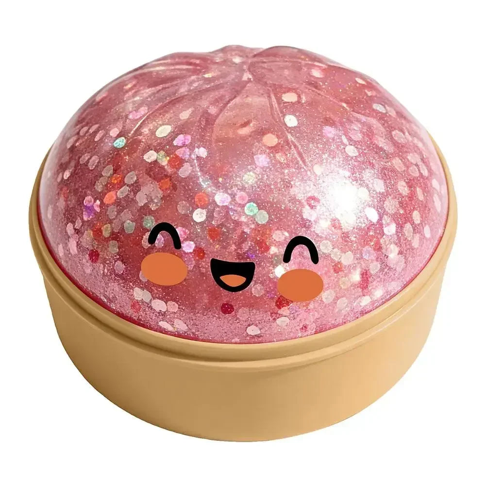 1pcs Party Time Realistic Steamed Bun Squeeze Toy