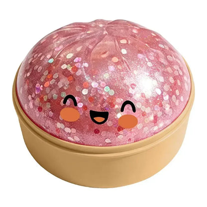 1pcs Party Time Realistic Steamed Bun Squeeze Toy