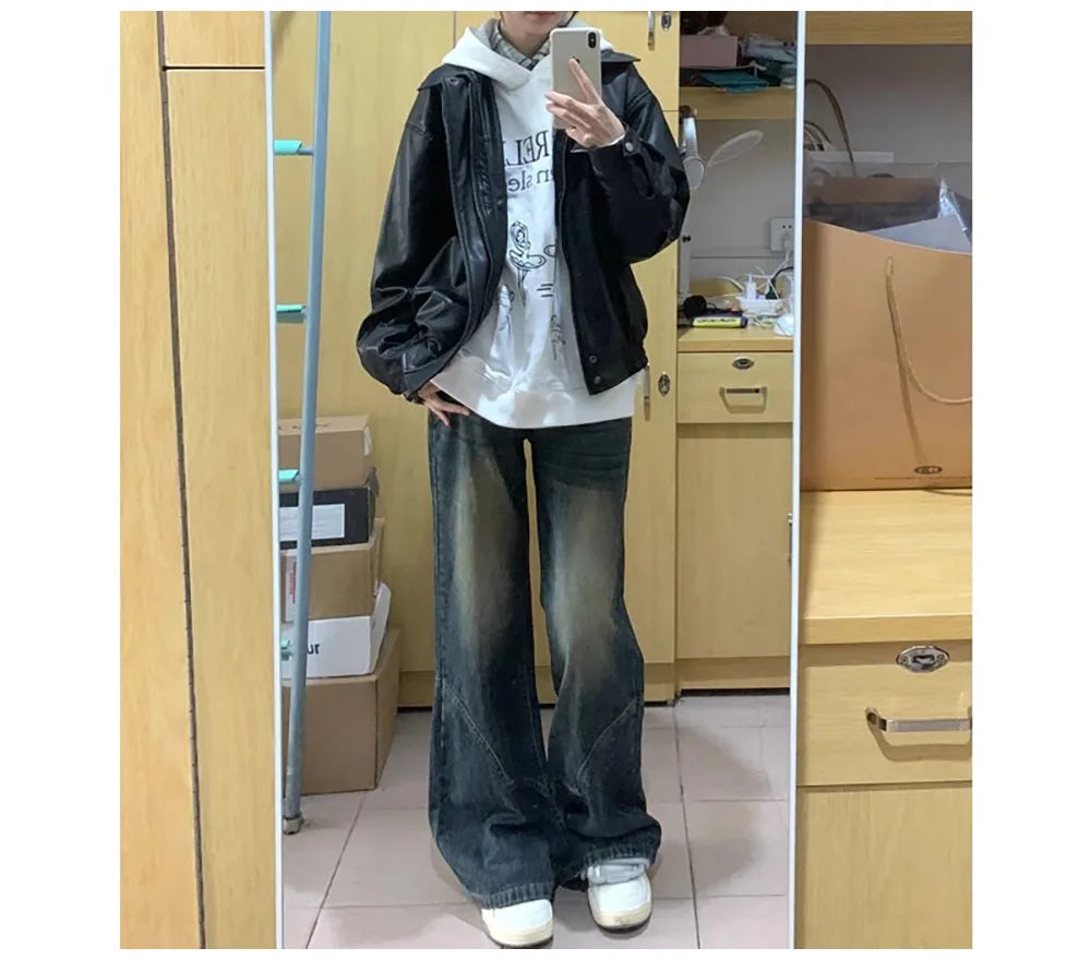 Dark Wash Denim Pants