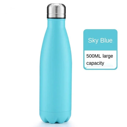 500ml Stainless Steel Water Bottle Cola Water Beer Thermos For Sport Bottles Double-Wall Insulated Vacuum Flask BPA Free Thermos