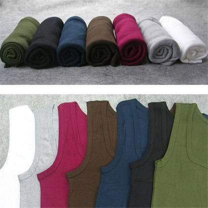 3pcs/lot Cotton Mens Tank Tops Sleeveless