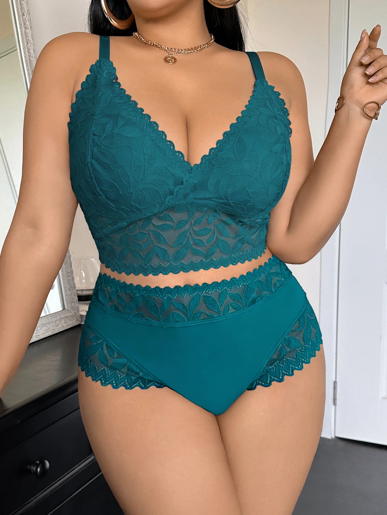 Women's Plus Size Sexy Lingerie Set