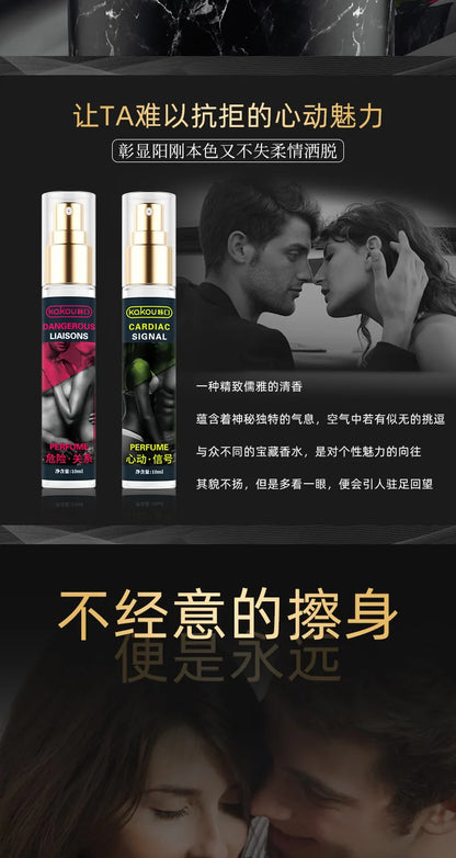 3pcs KAKOU Upgraded CARDIAC SIGNAL DANGEROUS LIAISONS Erotic REFRESH Pheromone Perfume Roller Ball Fragrance Spray for Men Women
