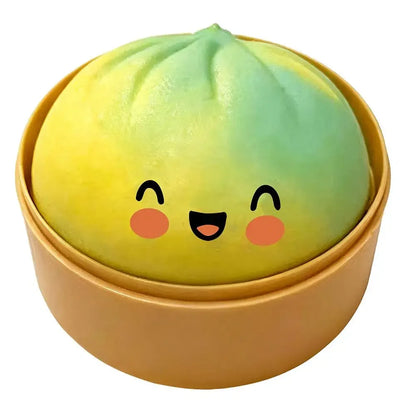 1pcs Party Time Realistic Steamed Bun Squeeze Toy