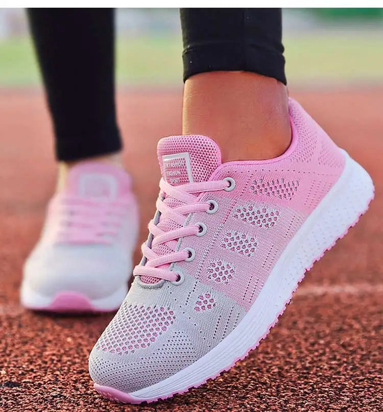 Women Sneakers Mix Color Gym Shoes