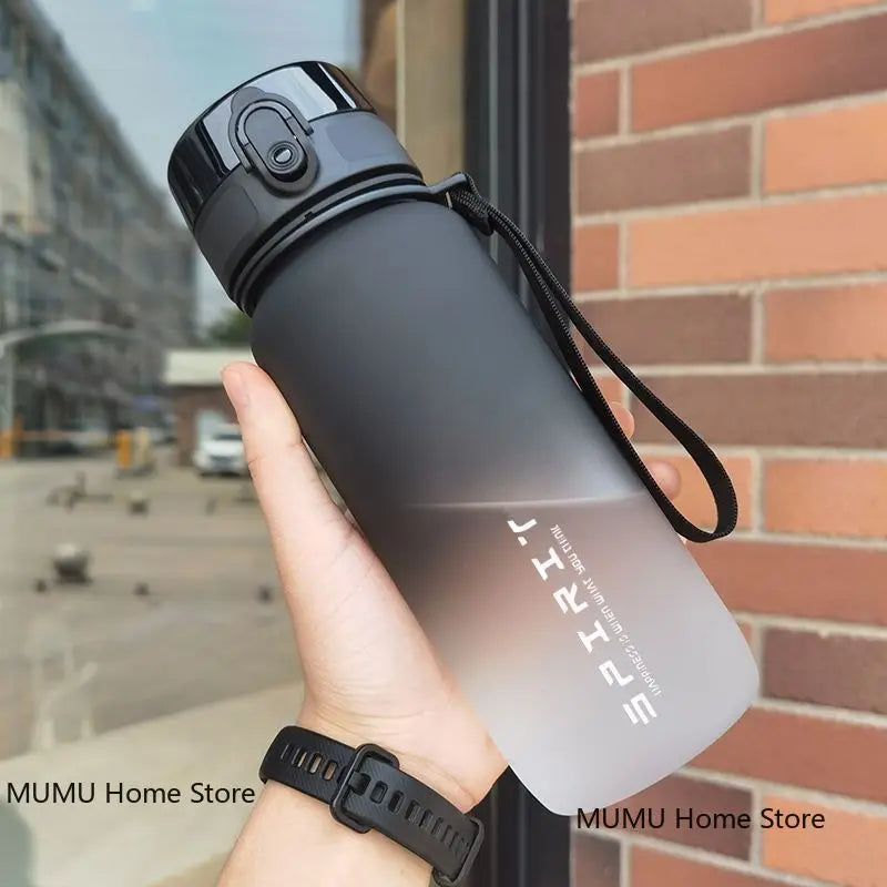 500ML / 650ML / 1000ML Gradient Sports Water Bottle – BPA-Free Large Capacity Fitness Jug