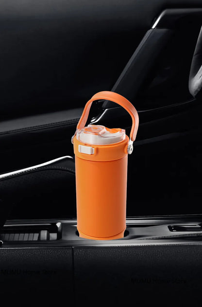 770/900ML Car Coffee Cup Outdoor Sport Insulated Cup Thermos Water Bottle Tumbler Vacuum Flasks Keeps Cold and Heat Thermal Mug