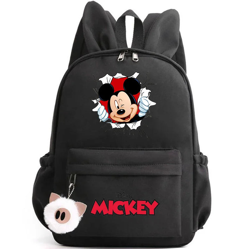 Disney Mickey & Minnie Mouse Backpack – School & Travel Rucksack with Rabbit Ears