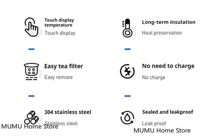 500ML Intelligent Temperature Thermos Bottle – LED Display & Stainless Steel Insulation