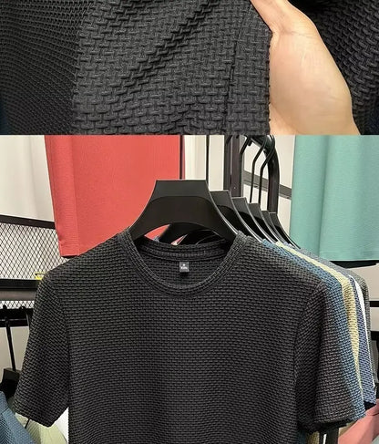 Mesh Ice Silk T-shirt