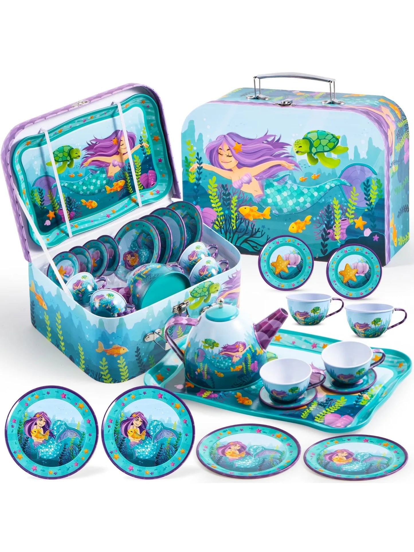 Kid Tea Set Mermaid Tea Party Set