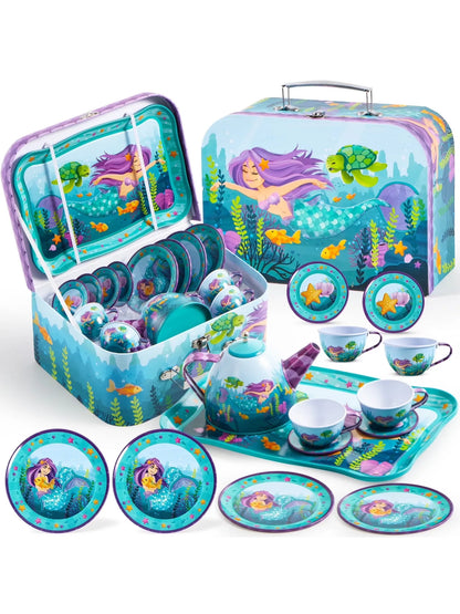 Kid Tea Set Mermaid Tea Party Set