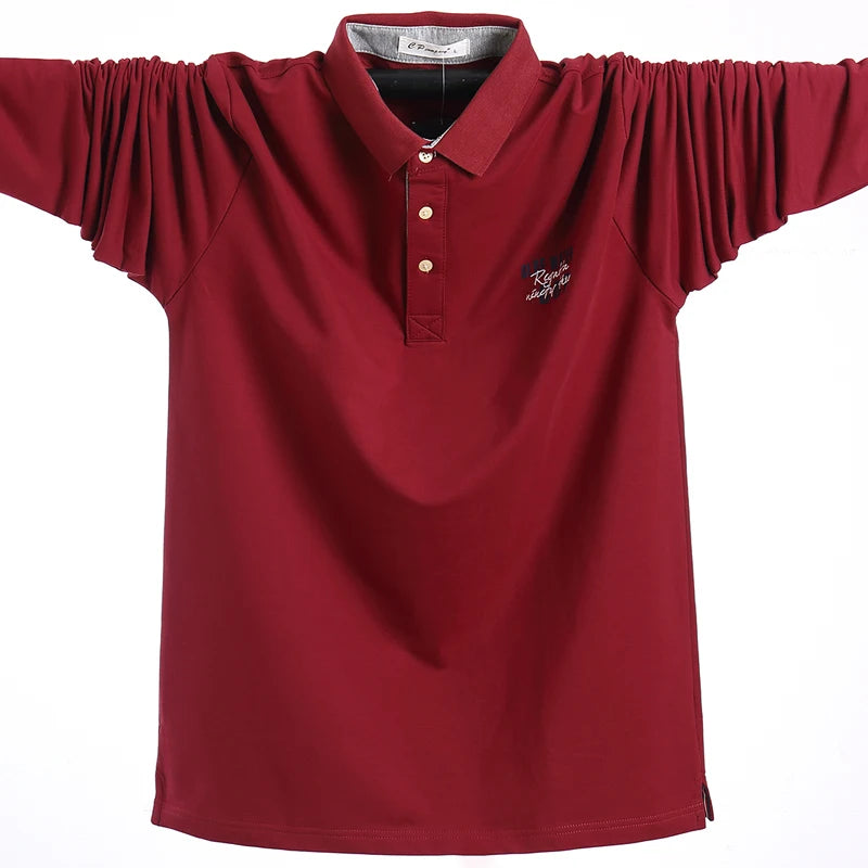 Men's Polo Shirt Long Sleeves