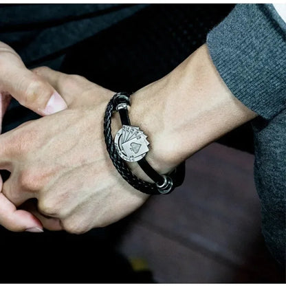 Woven Leather Bracelet
