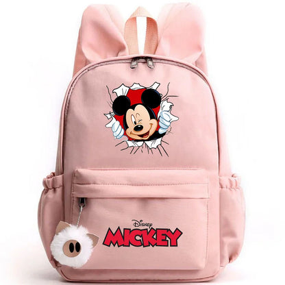 Disney Mickey & Minnie Mouse Backpack – School & Travel Rucksack with Rabbit Ears