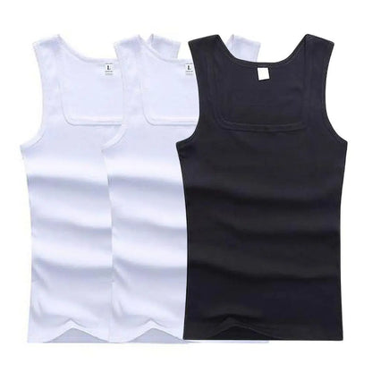 3pcs/lot Cotton Mens Tank Tops Sleeveless