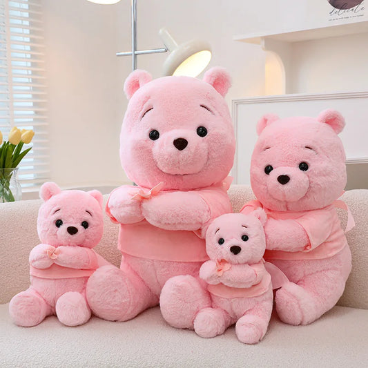 Disney Kawaii Plush Animal Toys New Winnie Bear Stuffed Pillow Cute Little Bear Doll Children's Home Decoration Birthday Gift