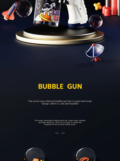 Astronaut Handheld Electric Bubble machine Bubble Gun