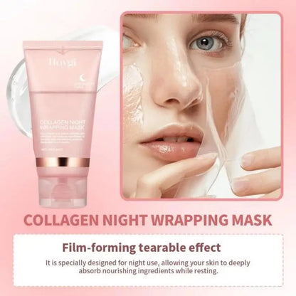 Collagen Night Mask – Korean Wrapping Gel for Moisture, Firmness & Radiant Skin (75ml)