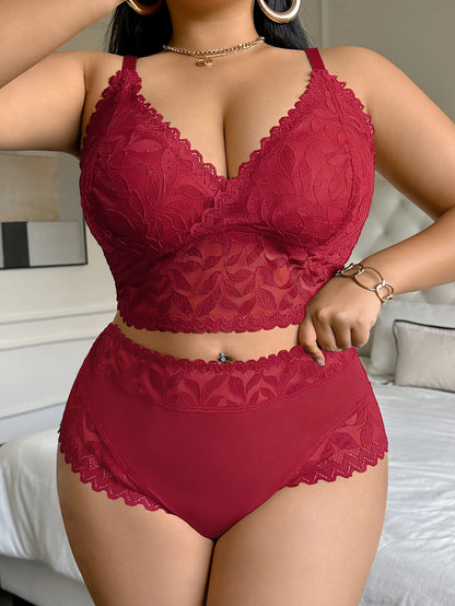 Women's Plus Size Sexy Lingerie Set