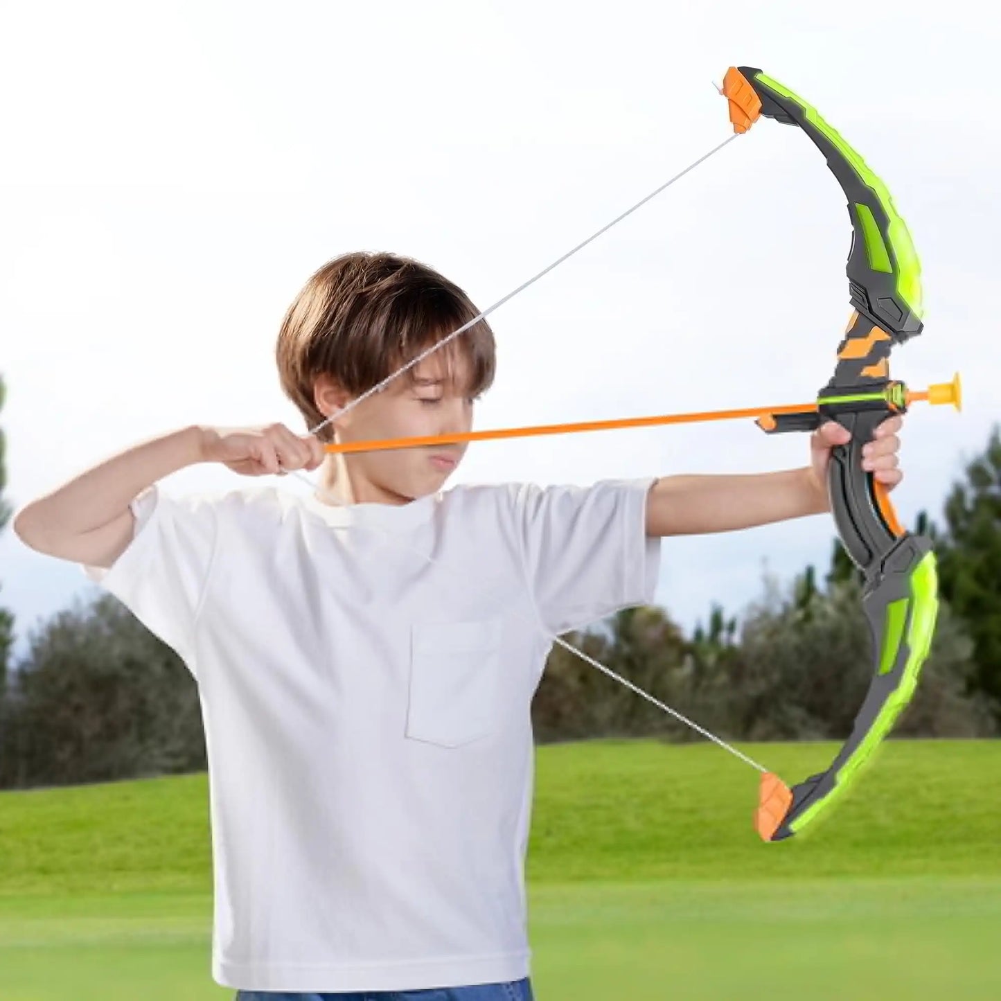 Kids Bow Arrow Set with LED Flash Lights