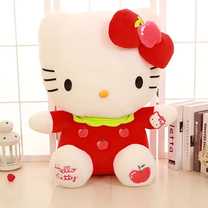 22-35cm Hello Kitty Anime Cartoon Cute Stuffed Toys Sanrio Plushier Soft Pillow Birthday Gifts For Girls Kawaii Pendant Dolls