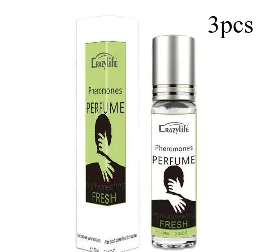 3pcs KAKOU Upgraded CARDIAC SIGNAL DANGEROUS LIAISONS Erotic REFRESH Pheromone Perfume Roller Ball Fragrance Spray for Men Women