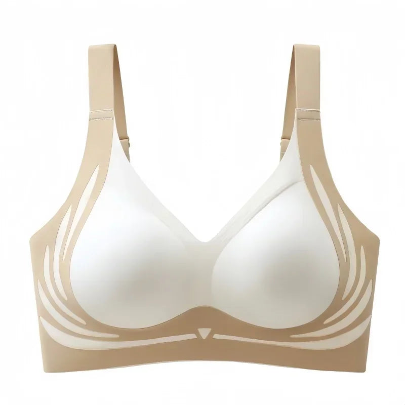 Women's Plus Size Seamless Bra Wide Adjustable Straps