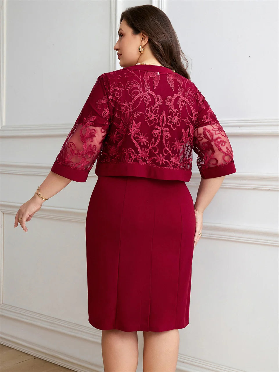 GIBSIE Plus Size Dress Sets