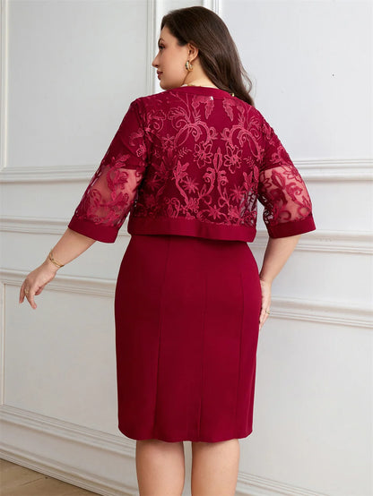 GIBSIE Plus Size Dress Sets