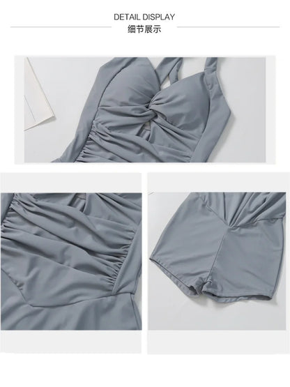 Hanging Neck Sweet Cute Swimwear Set