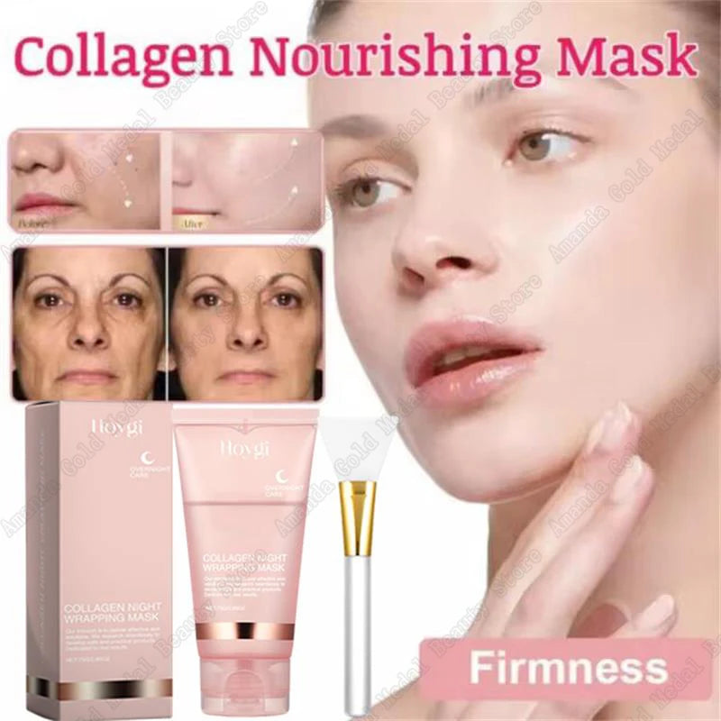 Collagen Night Mask – Korean Wrapping Gel for Moisture, Firmness & Radiant Skin (75ml)