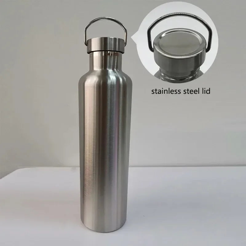 Double Wall Stainles Steel Water Bottle Thermos Bottle Keep Hot and Cold Insulated Vacuum Flask for Sport