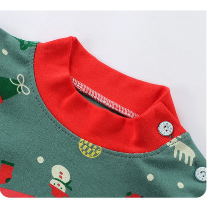 Unisex Cotton Pajama Set for Kids – Cozy Autumn & Winter Sleepwear