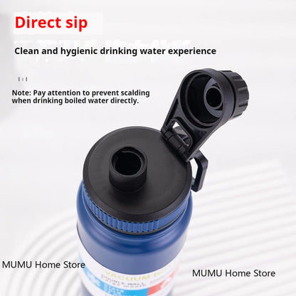 Stainless Steel Vacuum Flask – Car Thermal Cup for Hot & Cold Drinks