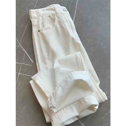Oversized Thin Ice Silk Jeans