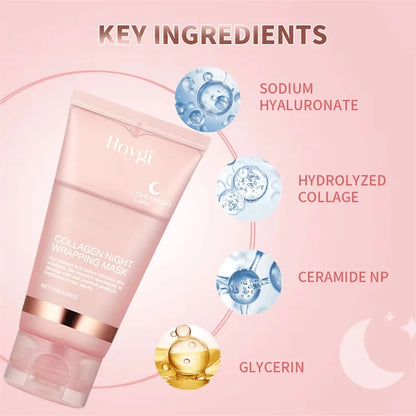 Collagen Night Mask – Korean Wrapping Gel for Moisture, Firmness & Radiant Skin (75ml)