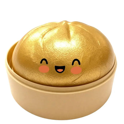 1pcs Party Time Realistic Steamed Bun Squeeze Toy