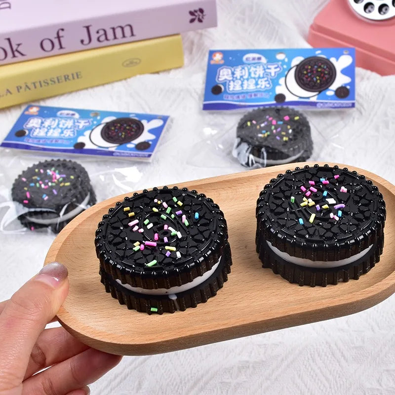 Simulated Ultra-Soft Sandwich Cookies Squishy Toy