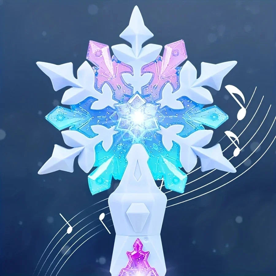 Light Up Princess Wand, Snowflake LED Magic Wand
